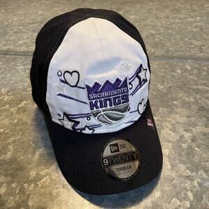 NWT Sacramento Kings New Era 9Twenty Baseball Cap Hat Toddler Embroidered NBA
